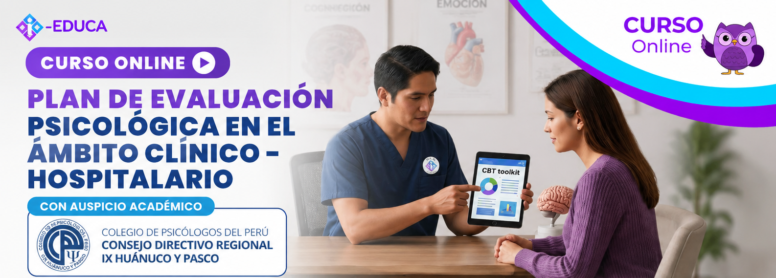 PLAN  DE EVALUACIÓN PSICOLÓGICA EN EL ÁMBITO CLÍNICO - HOSPITALARIO